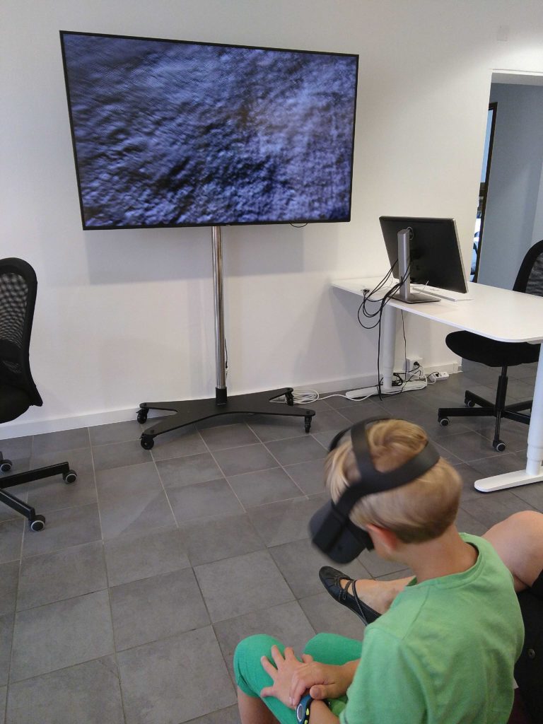 Mit VR-System auf dem Mond landen